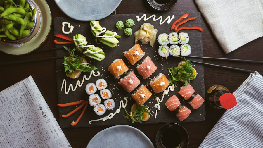 Aburi Salmon Roll Sushi Tei Makassar